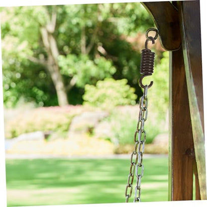 DOITOOL Hammock Chair Swing Spring Set Heavy Duty Coil Springs Hooks Complete Kit for Porch Swing Hardware Installation