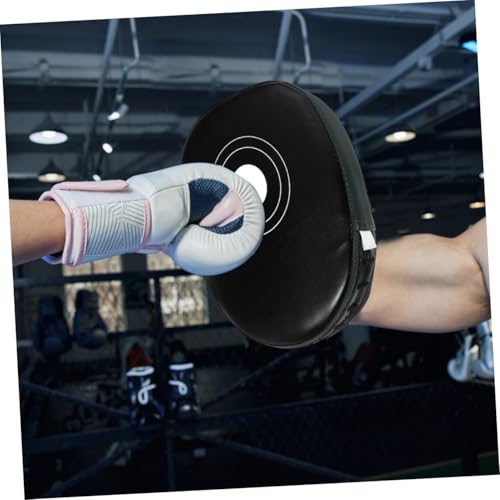 TOYANDONA Muay Thai Boxing Hand Pad Curved Focus Mitt Boxing Pads and Mitts Training for Taekwondo Kickboxing Sparring Gear