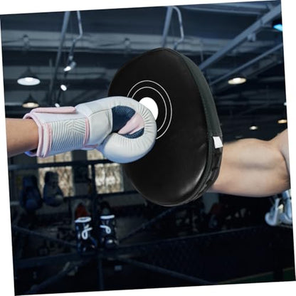 TOYANDONA Muay Thai Boxing Hand Pad Curved Focus Mitt Boxing Pads and Mitts Training for Taekwondo Kickboxing Sparring Gear