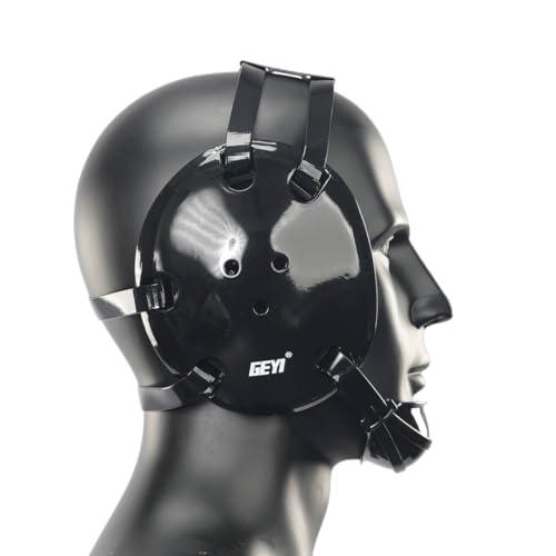 Wrestling Headgear with American Bald Eagle Decals - color: Black, size: Adult