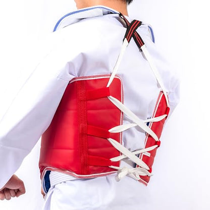 AAMA Solid Reversible Olympic Style Taekwondo Chest Guard Protector - size: 0