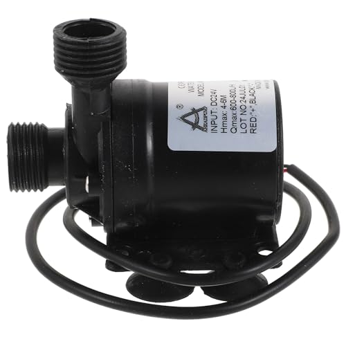 Dc 24v Submersible Water Transfer Pump with Stainless Steel Shaft and Suction Cup, Portable Mini Circulation Pump for Home Irrigation, Aquarium, and Car Wash Pressure