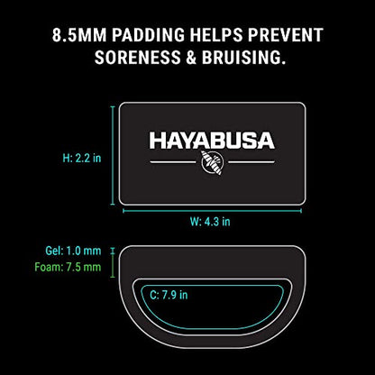 Hayabusa Boxing Knuckle Guards - color: Black, size: Small-Medium