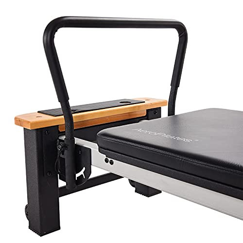 Stamina Products AeroPilates Board Reformer with Oak Wood Base – Studio Grade for Home Use with Cardio Rebounder, Adjustable Foot Bar, 4 Resistance Springs, and Workout DVD - style: AeroPilates Pro XP 556 Home Pilates Reformer with Free-Form Cardio Reboun