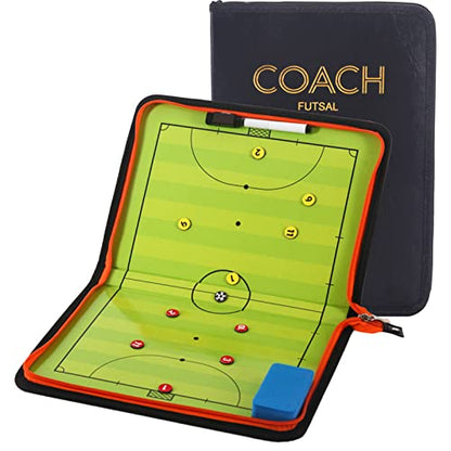Pure Vie Portable Magnetic Soccer Coaching Board Football Tactics Clipboard | Soccer Strategy Clipboard for Coaches Training and Matches, Dry Erase Whiteboard Football Coach Must Haves with Magnets, Pen - color: 38 Cm X 20 Cm