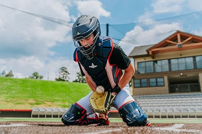 ALL STAR MVP-PRO Youth and Adult Chest Protectors, NOCSAE - color: Black/Graphite, size: Large