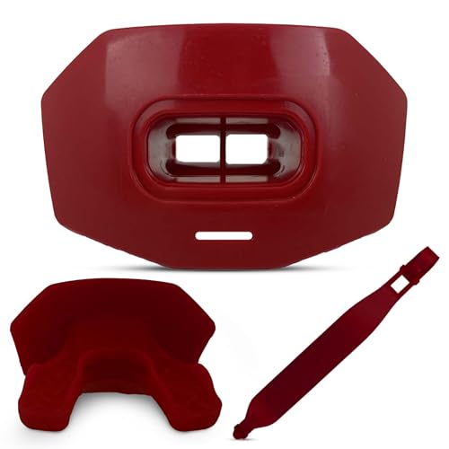 DAMAGE CONTROL Youth Football Mouth Guard – Red - color: Red