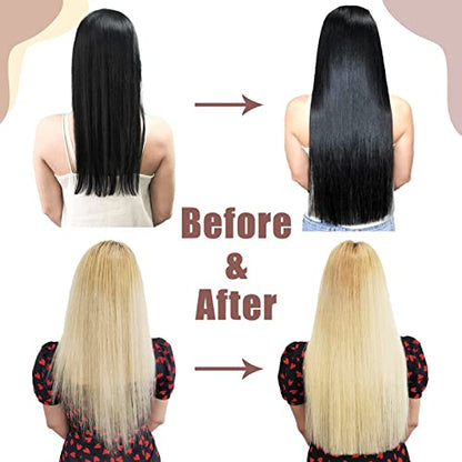 1200Pcs 4mm Silicone Lined Micro Ring Beads for Hair Extensions 5Colors Apply (1200Pcs Light Brown)