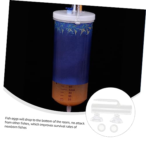 ibasenice 1set Fish Breeding Tool Multi-use Incubator Cup for Fish Tanks Safe Isolation Box Easy Installation and Cleaning for Betta