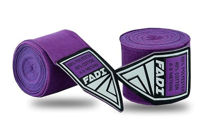 180-Inch Boxing Hand Wraps for Men & Women - Elastic Inner Gloves for Boxing, MMA, Kickboxing, Muay Thai - Pair (Green) - color: Purple