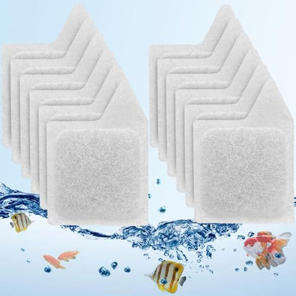 12 Pack Replacement Filter Cartridges XS for Tetra Whisper Extra Small Fish Tanks Filter; Refilled Filter Cartridges XS for Aquarium Kits Less 3 Gallons