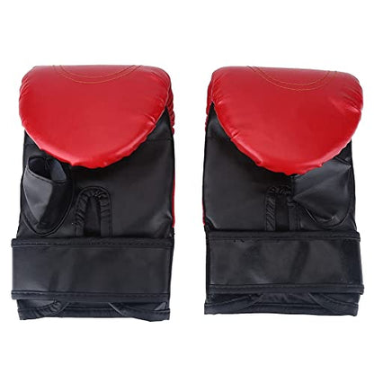 Boxing Gloves, Open Thumb, 1 Pair, PU Leather, for Kickboxing Sparring Martial Arts Muay Thai Fighting Grappling Training, Adult Punch Bag Workout Fitness Exercise