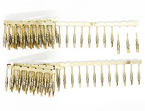 100 Pieces 1.0mm /0.039inch Diameter Tube Socket Pins Nixie/VFD Tube Socket Female Pin for IN12 IN18 QS27-1 QS30-1 SZ4-1 YS27-3 etc