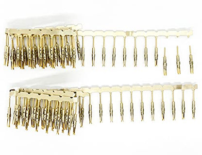 100 Pieces 1.0mm /0.039inch Diameter Tube Socket Pins Nixie/VFD Tube Socket Female Pin for IN12 IN18 QS27-1 QS30-1 SZ4-1 YS27-3 etc