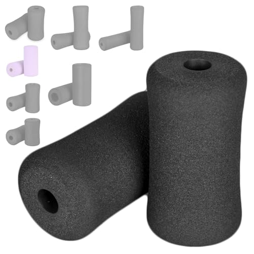 Sponge Foam Foot Pad Roller Pair, Used for Replacing Gym Exercise Equipment, Suitable for 1-inch Rod (Foam 5.12" X 2.76" Od X 0.87" Id) - color: Foam 5.12" X 2.76" Od X 0.87" Id