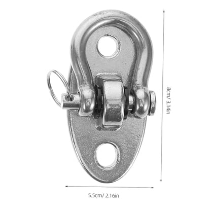 Outdoor Swing Chair Mount with 180 Degree Rotating Plate, Stainless Steel