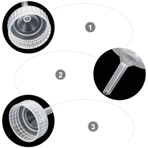 FOMIYES 20 Pcs Brine Shrimp Incubator Bottle Caps Aquarium Hatchery Kit for DIY Shrimp Egg Hatching