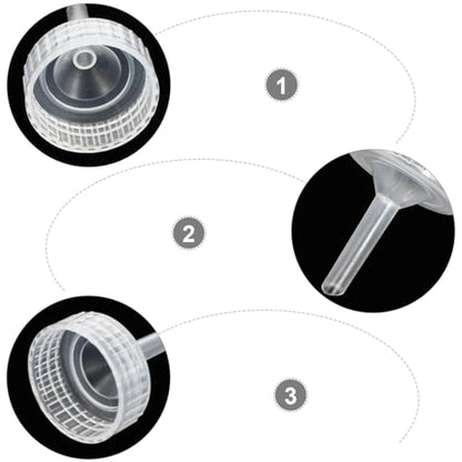 FOMIYES 20 Pcs Brine Shrimp Incubator Bottle Caps Aquarium Hatchery Kit for DIY Shrimp Egg Hatching