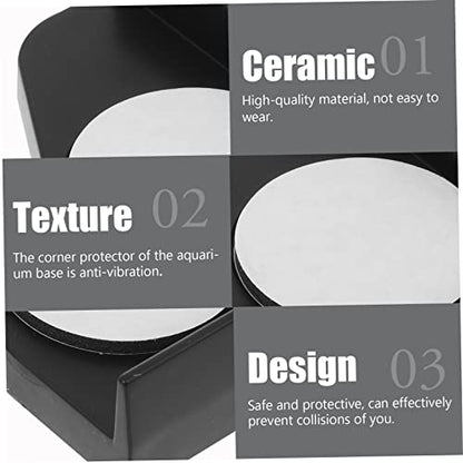 UPKOCH 2sets Thickened Base Corner Protector Pads Durable Collision Guards for Fish Tanks Easy to Install Protective Corner Cushion for Aquariums 4pcs*2