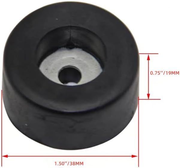 Anti Vibration Foot Pad Isolator Rubber Bumper Compatible with Many Compressors, Generators, Sound Machine, Power Amplifie, Shockproof Rubber,Instrument Rubber, Furniture Moisture-Proof Foot Pads Ect
