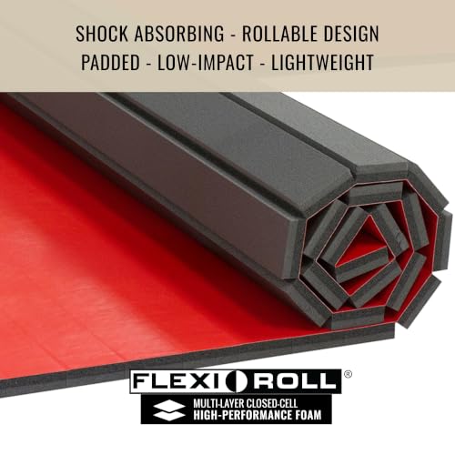 Dollamur 10'x10'x1.25" Jiu-Jitsu Mat - color: Red