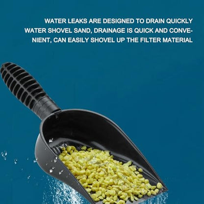 Aquarium Sand Scooper PVC Multifunctional Terrarium Substrate Litter Cleaner Reptile Sand Shovel for Fish Tank Small Pets