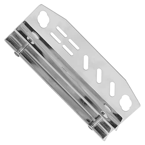 BRRNOO Aquarium Plant Holder, Aquascaping Tools Stainless Steel Grass Tool Rack Fish Tank Accessory Organizer Saltwater Aquarium Accessories Storage Rack for Tweezers and Scissors 5.9x2.4in