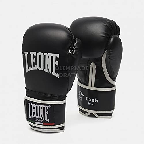 LEONE 1947, Flash Boxing Gloves - color: black, size: 10ozM