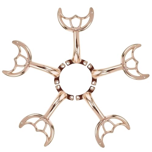 5 Pcs 52’’Ceiling Fan Blades Arms Replacement,Ceiling Fan Blades Arms Replacement Parts Mounting Bracket Kit for Replacing The Worn Fan Blades,Keep The Balance and Good Performance (Rose Gold) - color: Rose Gold