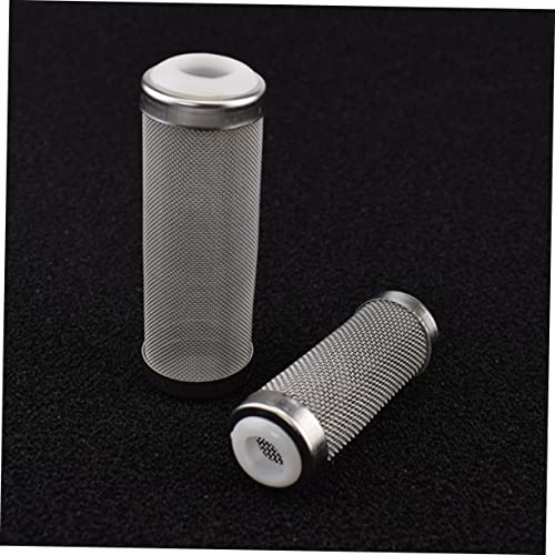Ipetboom 9pcs Stainless Steel Fish Tank Inlet Cover White Prevents Young Fish from Being Sucked Filtering Net for Aquariums Easy to Install Protects from Debris