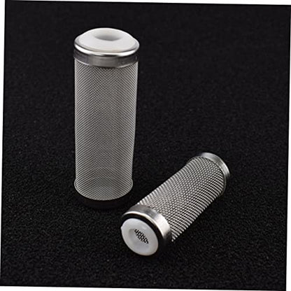 Ipetboom 9pcs Stainless Steel Fish Tank Inlet Cover White Prevents Young Fish from Being Sucked Filtering Net for Aquariums Easy to Install Protects from Debris