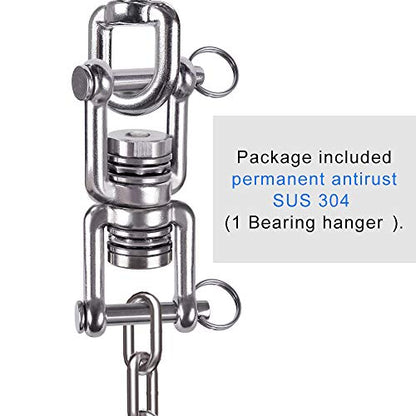 BeneLabel 360 Swing Swivel with Bearing Double Ended Swivel Eye Hook - color: Double Opening(1 Pack)