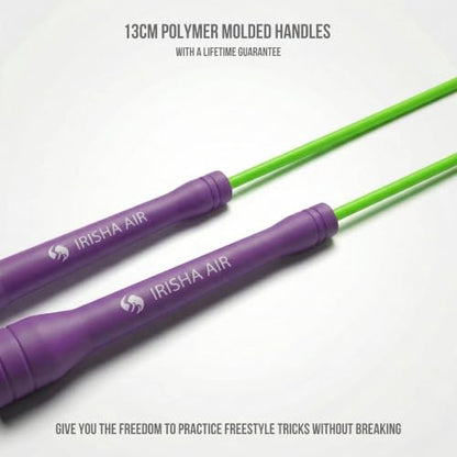 Elevate Rope Jump Rope for Men & Women, 5mm PVC Cable, 10 ft Adjustable - color: Rose Pink/Pink