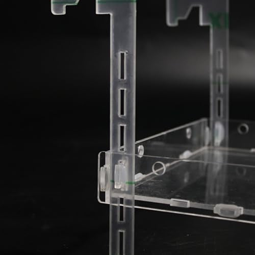 Clear Climbing Rest - Acrylic Turtle Ramp, Aquarium Tank Terrace Dock, Reptile Habitat Accessories Frogs Hermit Crabs Lizards | Durable Pet Lounge Shelf for Sunbathing Swimming
