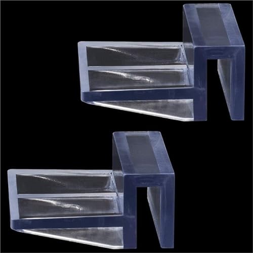 50 Pcs Acrylic Bracket for Rimless Aquarium – Secure Glass Cover Support for Fish Tank Lid(A1) - size: A1