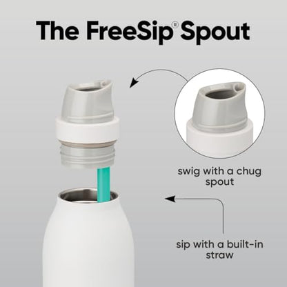 Owala FreeSip Twist Stainless Steel Water Bottle 24 oz Sweet Pea - color: Sweet Pea, size: 24 Ounces