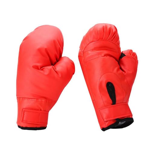 Colaxi 2 Pair Boxing Gloves PU Leather Hand Guard Punch Mitts Punching Gloves Sparring Gloves for Workout Sanda Grappling MMA Karate - size: Kids