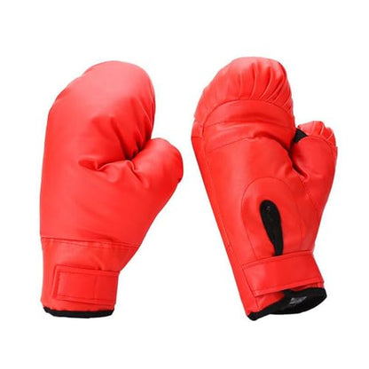 Colaxi 2 Pair Boxing Gloves PU Leather Hand Guard Punch Mitts Punching Gloves Sparring Gloves for Workout Sanda Grappling MMA Karate - size: Kids