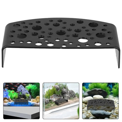 VICASKY 2pcs Shrimp Hideout Cave Aquarium Decor Black Spawning Tube Fish Hiding House Breeding Shelter Freshwater Shrimp Tank Accessories for Fish Tank