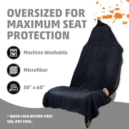 Orange Mud Transition & Seat Wrap V2.0 Black Car Seat Cover Towel - color: Black