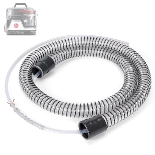 Flexible Extension Hose Attachment Compatible with Hoover CleanSlate Portable Machine FH14000, FH14000V, BH14000V, FH14010, FH14020, FH14050, BH14010V, 54 Inch Carpet Cleaner Tube Replacement Parts