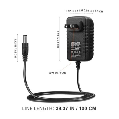 LED Power Adapter AC110-240V DC12V 1A Switching Power Supply Converter for Aquarium Fish Tank Light (US Plug)