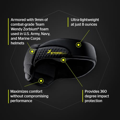 Storelli ExoShield Head Guard, Military-Grade Head Protection, Foam Padding Headband, Official Headgear of US Club Soccer - style: Original - Size 5