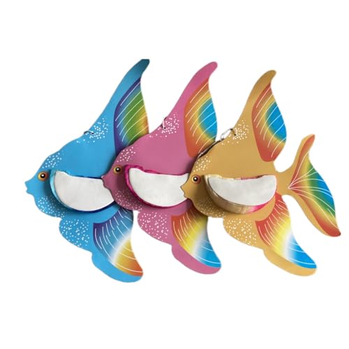12pcs Tropical Fish Honeycomb Centerpiece Luau/Mermaid/Under The Sea Theme Party Hanging Decorations for Birthday Baby Shower Party Supplies