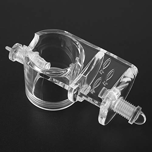 Acrylic Aquarium Pipe Clamp Fish Tube Holder Hose Clip for 22mm Dia Water Pipe