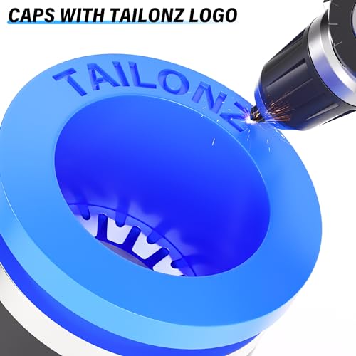 TAILONZ PNEUMATIC Straight Push Connectors Plastic Quick Release Connectors Air Line Fittings for 6 8 10 12 14 Tube (50 pcs)