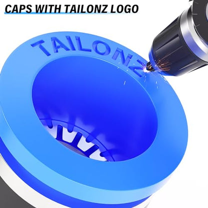 TAILONZ PNEUMATIC Straight Push Connectors Plastic Quick Release Connectors Air Line Fittings for 6 8 10 12 14 Tube (50 pcs)