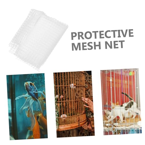 Levemolo Aquarium Escape Mesh Net Protective Jumping Net for Fish Tank Fine Mesh Cover to from