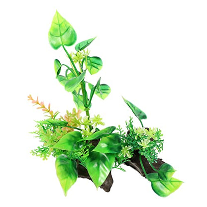 Decorative Aquarium Grass Plant Realistic Compact Fake Plant for Fish Tank Decoration for Desktop Aquariums Underwater Landscape and Easy to Maintain