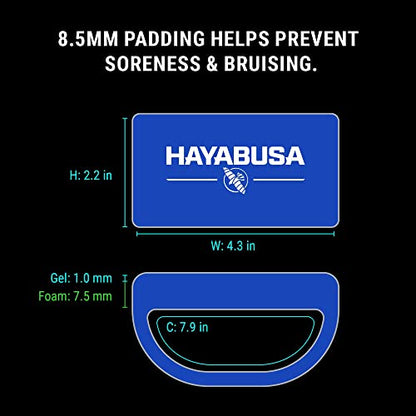 Hayabusa Boxing Knuckle Guards - color: Blue, size: Small-Medium